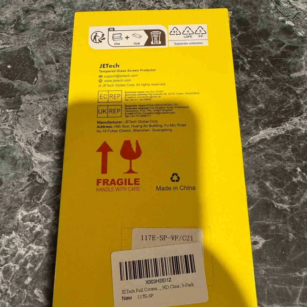 JETech Yellow Screen Protector for iPhone 13 Pro Max